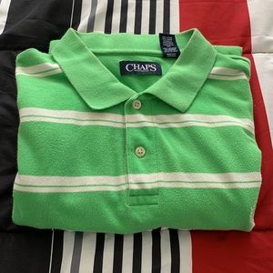 Green XXL Chaps Polo Shirt